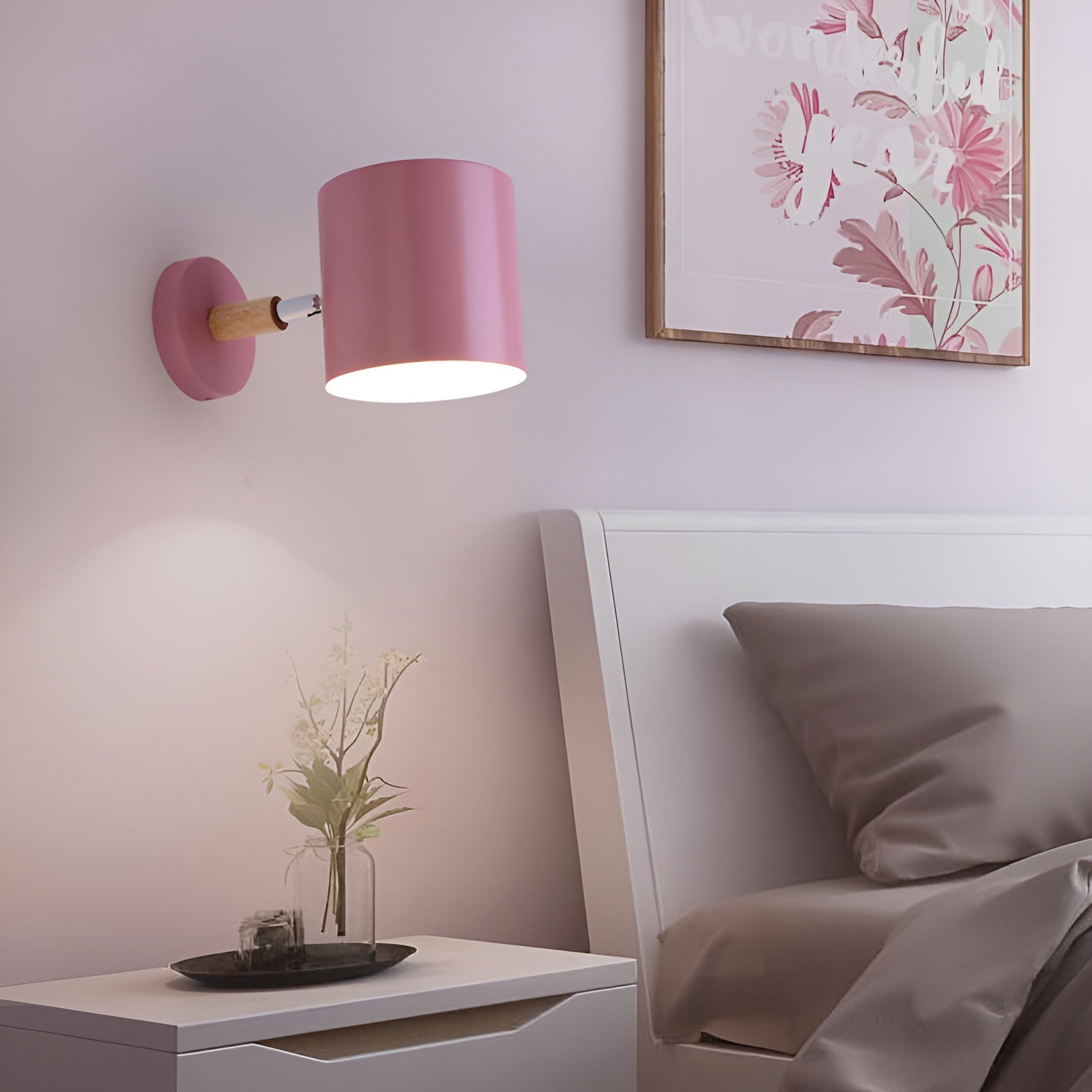 NordicGlow Adjustable Wall Lamp | Pastel Scandinavian Design 4
