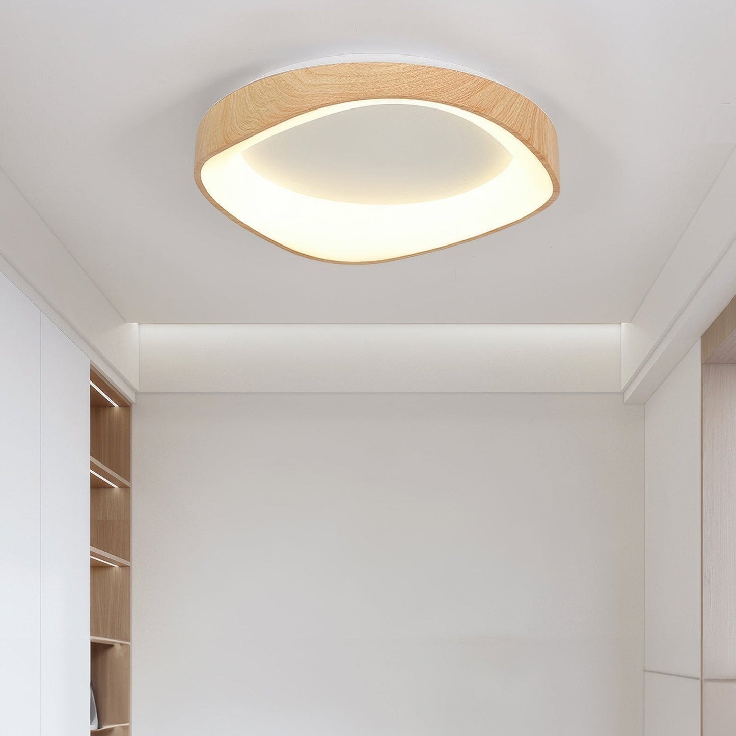 Nordic Artistic Wood Grain Ceiling Light 3