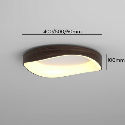 Nordic Artistic Wood Grain Ceiling Light 8