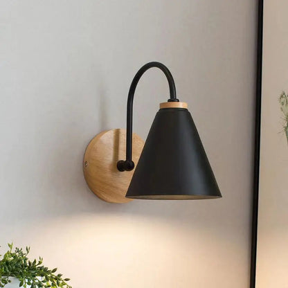 Nordic Beam | Scandinavian Wood & Iron Wall Light 0