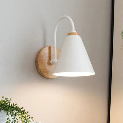 Nordic Beam | Scandinavian Wood & Iron Wall Light 3