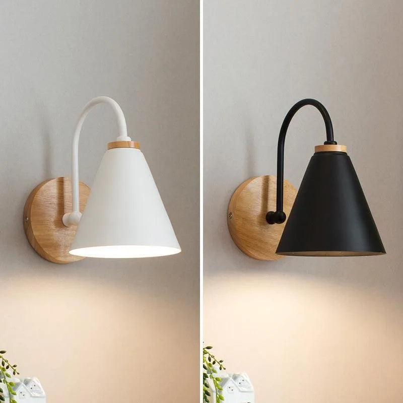 Nordic Beam | Scandinavian Wood & Iron Wall Light 4