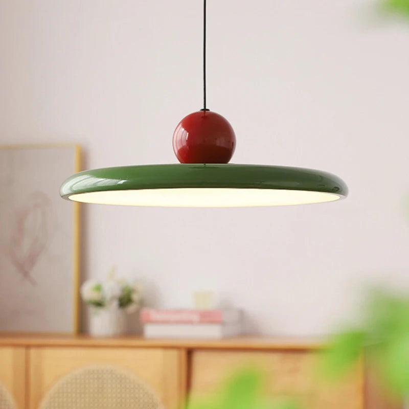 Nordic Flying Saucer Pendant Light | LED Cream-Style Ceiling Lamp 1
