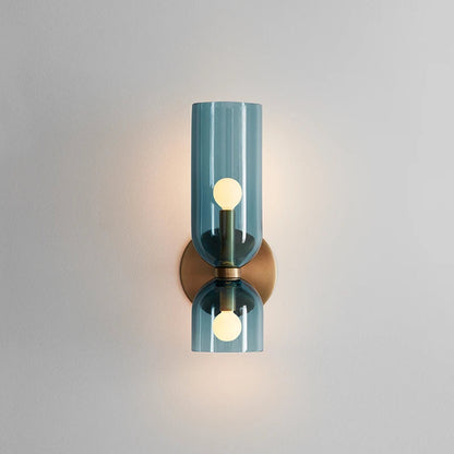 Nordic Glass Wall Lamp | Smoked Tube Design 1