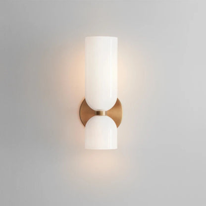 Nordic Glass Wall Lamp | Smoked Tube Design 2