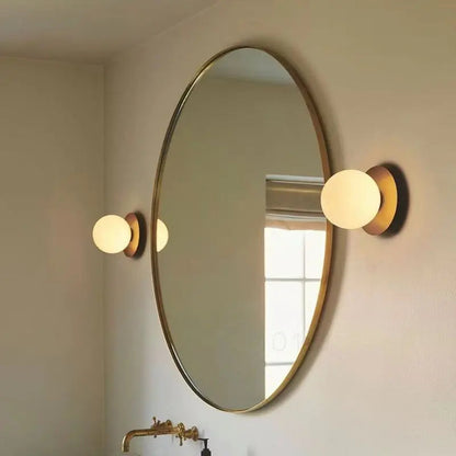 Nordic Globe Glass Wall Lamp | Minimalist Modern Bathroom & Bedroom Light 1