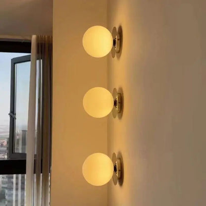 Nordic Globe Glass Wall Lamp | Minimalist Modern Bathroom & Bedroom Light 5
