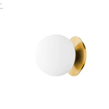 Nordic Globe Glass Wall Lamp | Minimalist Modern Bathroom & Bedroom Light 6