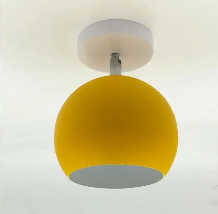 Nordic Macaron Ceiling Light | Modern Round Aluminium Lamp 0