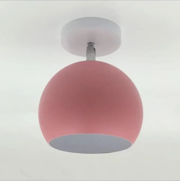 Nordic Macaron Ceiling Light | Modern Round Aluminium Lamp 5