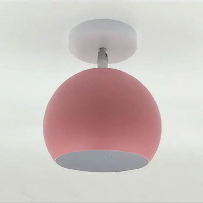 Nordic Macaron Ceiling Light | Modern Round Aluminium Lamp 5
