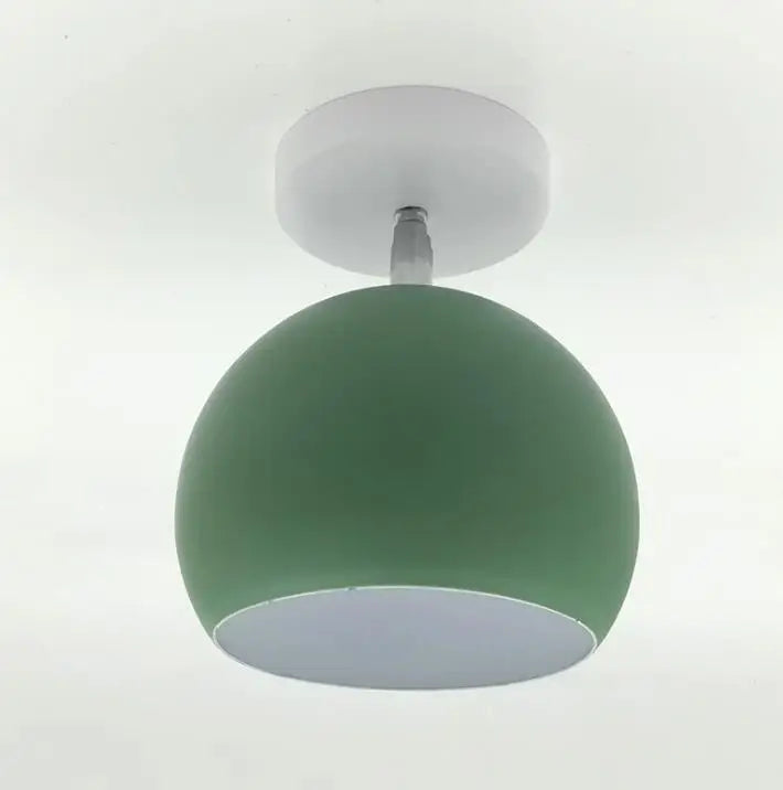 Nordic Macaron Ceiling Light | Modern Round Aluminium Lamp 7