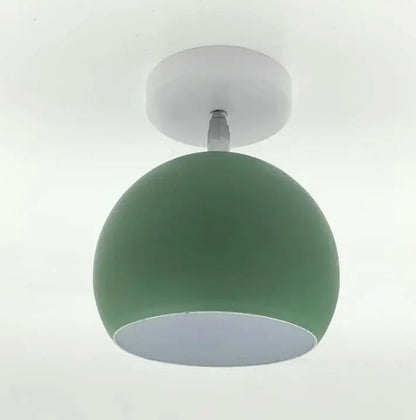 Nordic Macaron Ceiling Light | Modern Round Aluminium Lamp 7