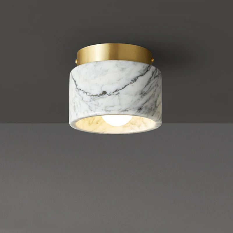 Nordic Marble Ceiling Light | Modern Downlight with Stone Finish 0