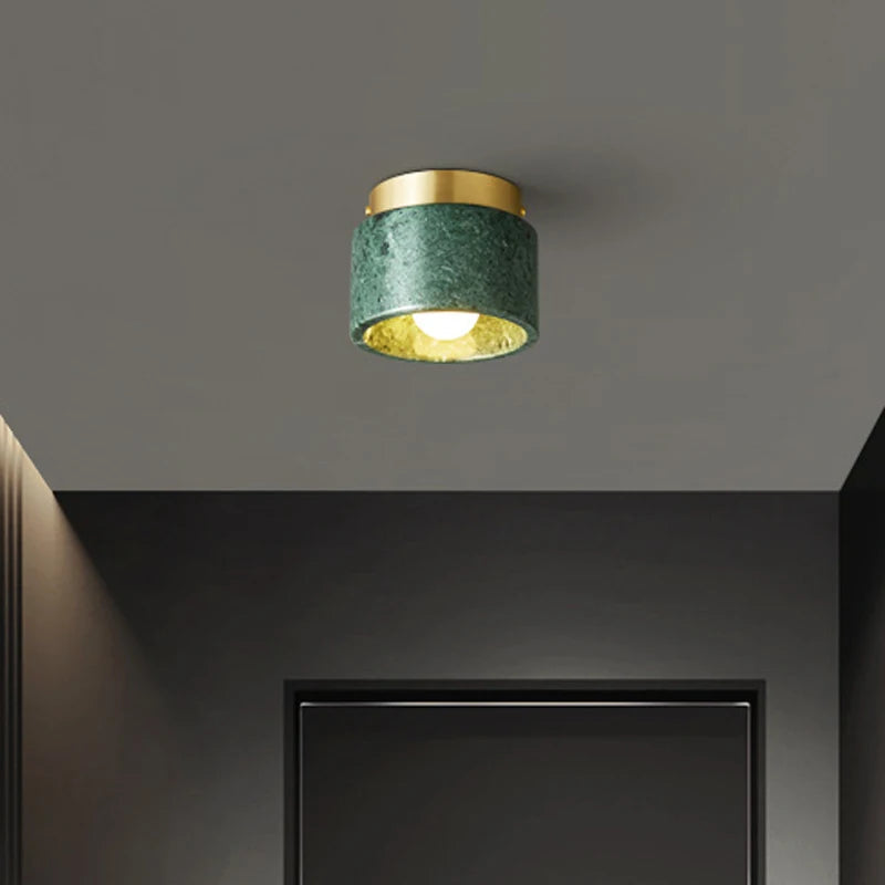 Nordic Marble Ceiling Light | Modern Downlight with Stone Finish 2