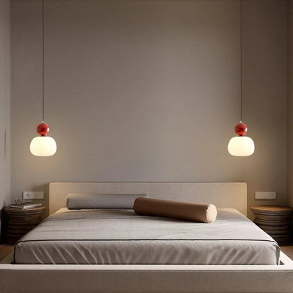 Nordic Pumpkin Pendant Light | Modern LED Ceiling Lamp 1