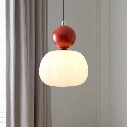 Nordic Pumpkin Pendant Light | Modern LED Ceiling Lamp 7
