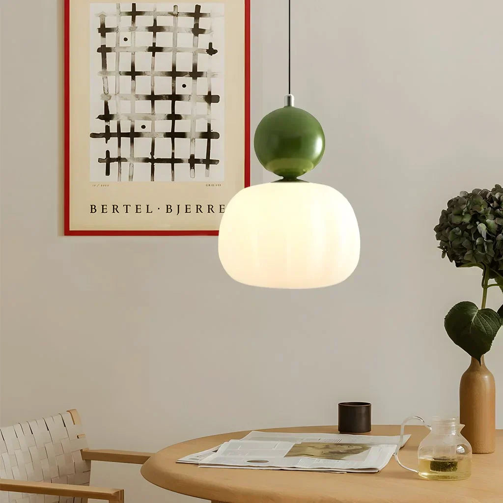 Nordic Pumpkin Pendant Light | Modern LED Ceiling Lamp 8