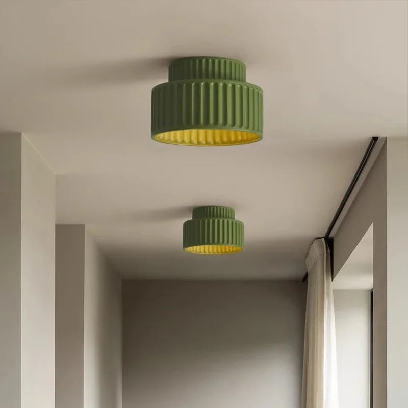 Nordic Ripple Ceiling Light | Sculptural Form, Soft Illumination 2