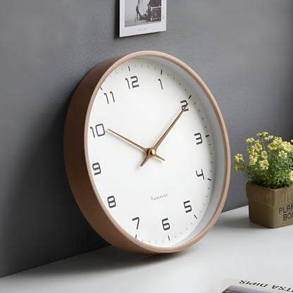 Nordic Wall Clock | Minimalist Wood Frame Design 3