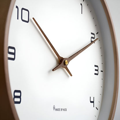 Nordic Wall Clock | Minimalist Wood Frame Design 4