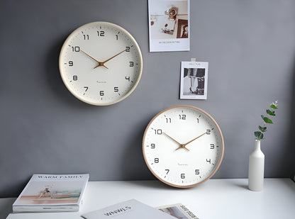 Nordic Wall Clock | Minimalist Wood Frame Design 5