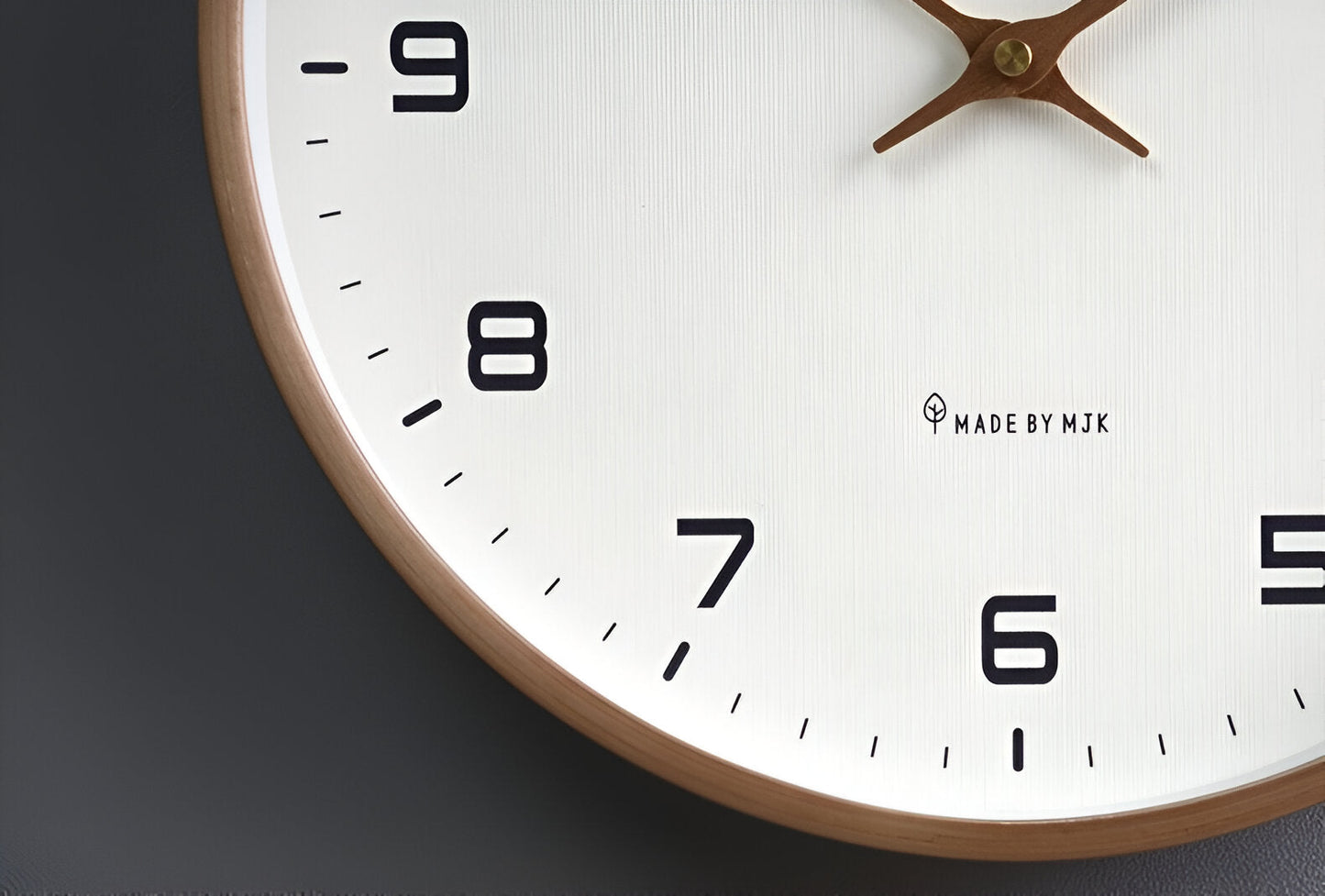 Nordic Wall Clock | Minimalist Wood Frame Design 7