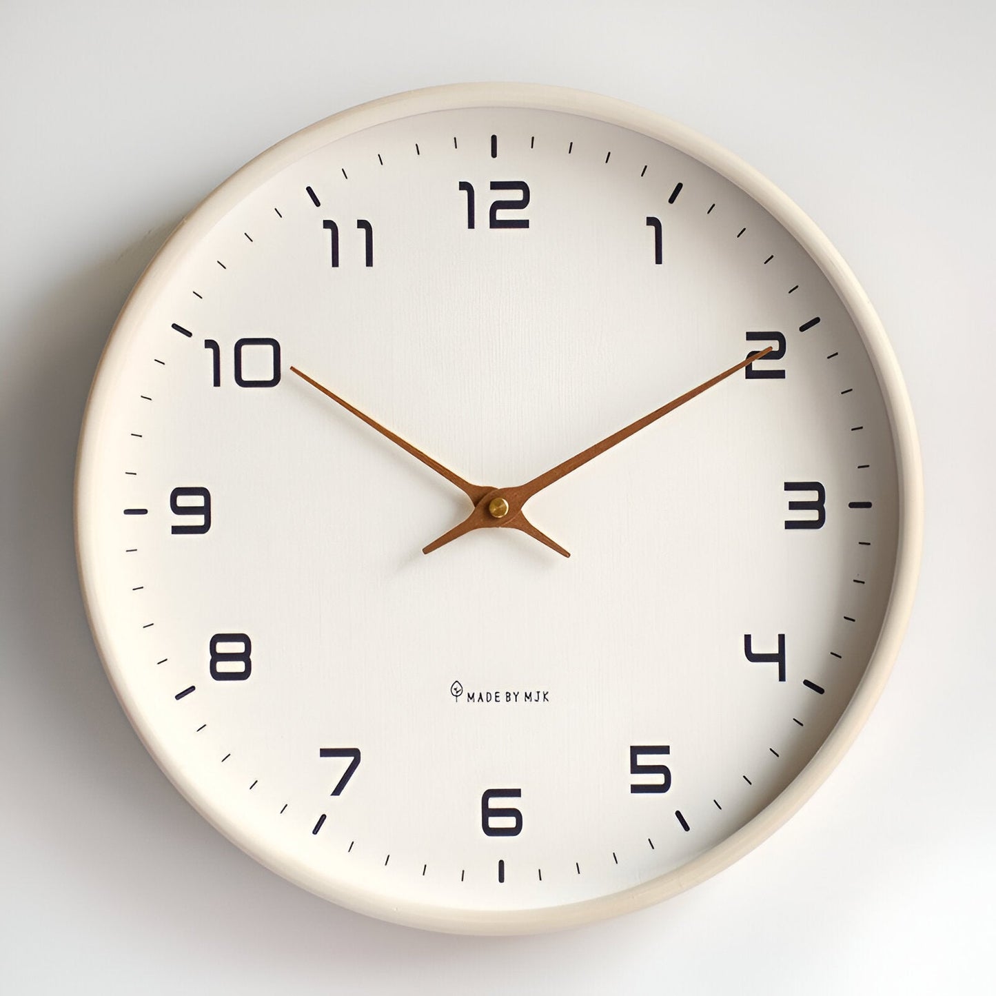 Nordic Wall Clock | Minimalist Wood Frame Design 8