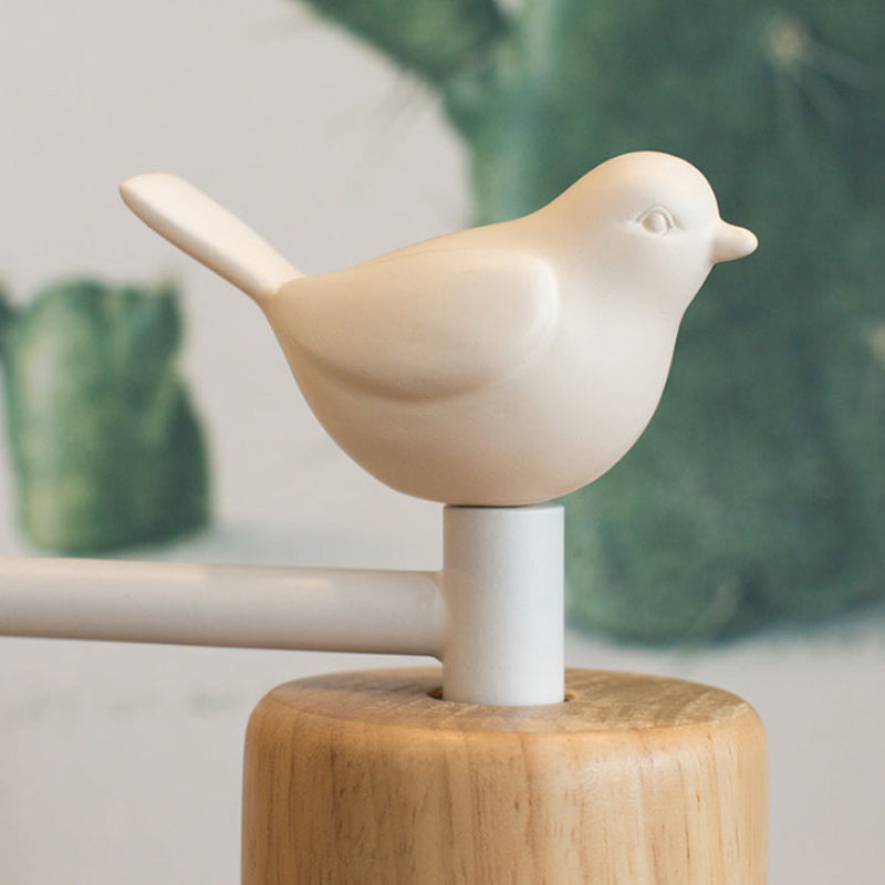 Nordic Wooden Bird Wall Lamp | LED Bedside Wall Sconce 2