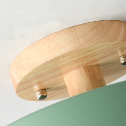 Nordic Wooden Ceiling Light | Round Modern Corridor & Balcony Lamp 3