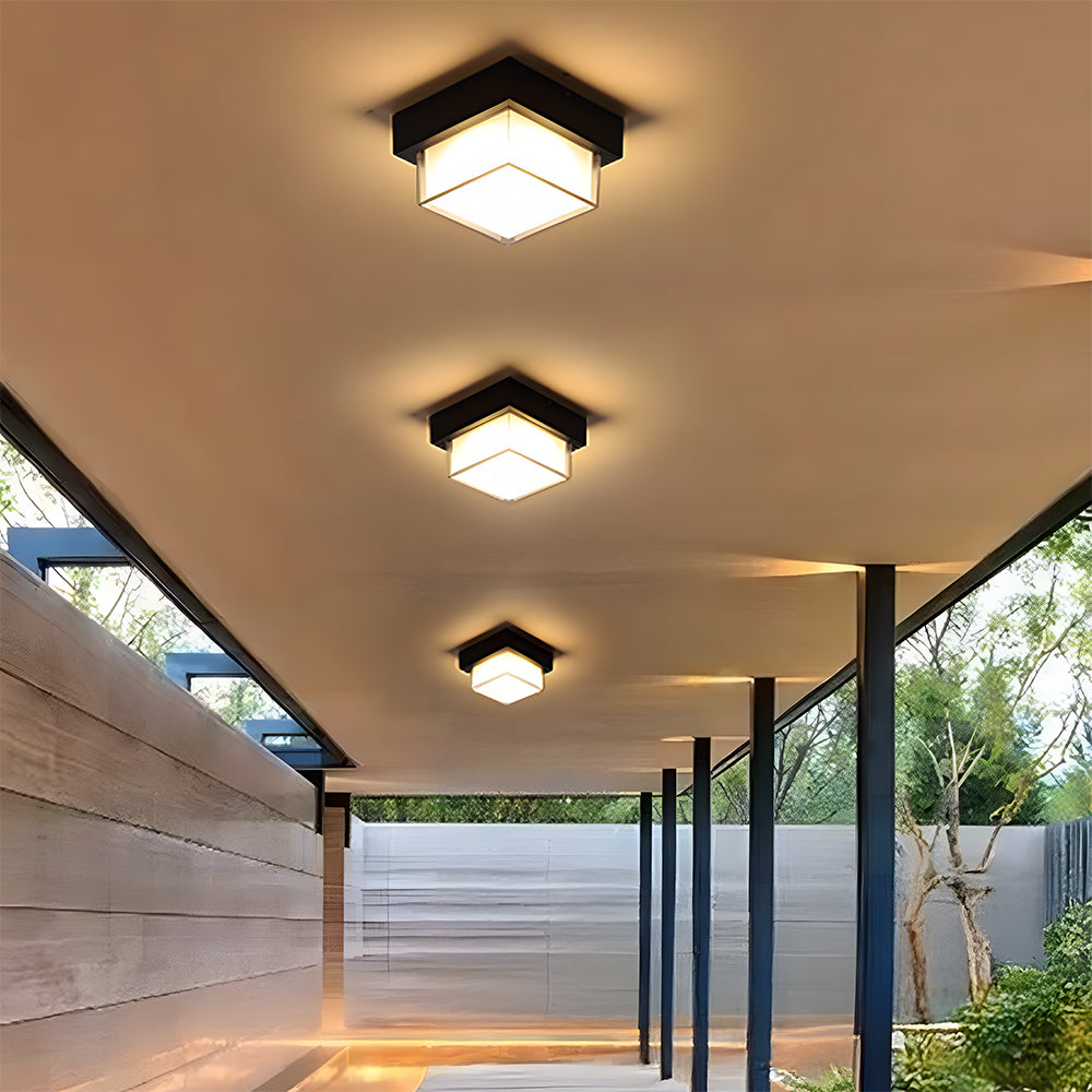 Outdoor LED Ceiling Light | IP68 Waterproof Flush Mount 7