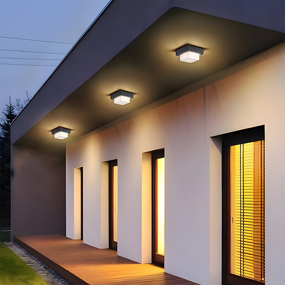 Outdoor LED Ceiling Light | IP68 Waterproof Flush Mount 8