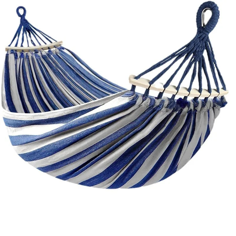 Outdoor Retreat | Camping Hammock with Anti-Roll Design | Portable Relaxation for Two 5