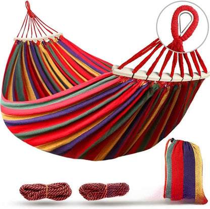 Outdoor Retreat | Camping Hammock with Anti-Roll Design | Portable Relaxation for Two 6