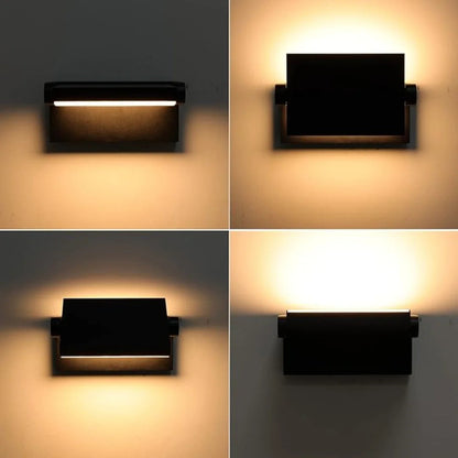 Outdoor Wall Light | 24W LED Motion Sensor Sconce with IP65 Waterproof Design | Modern Exterior Lighting for Enhanced Security 2