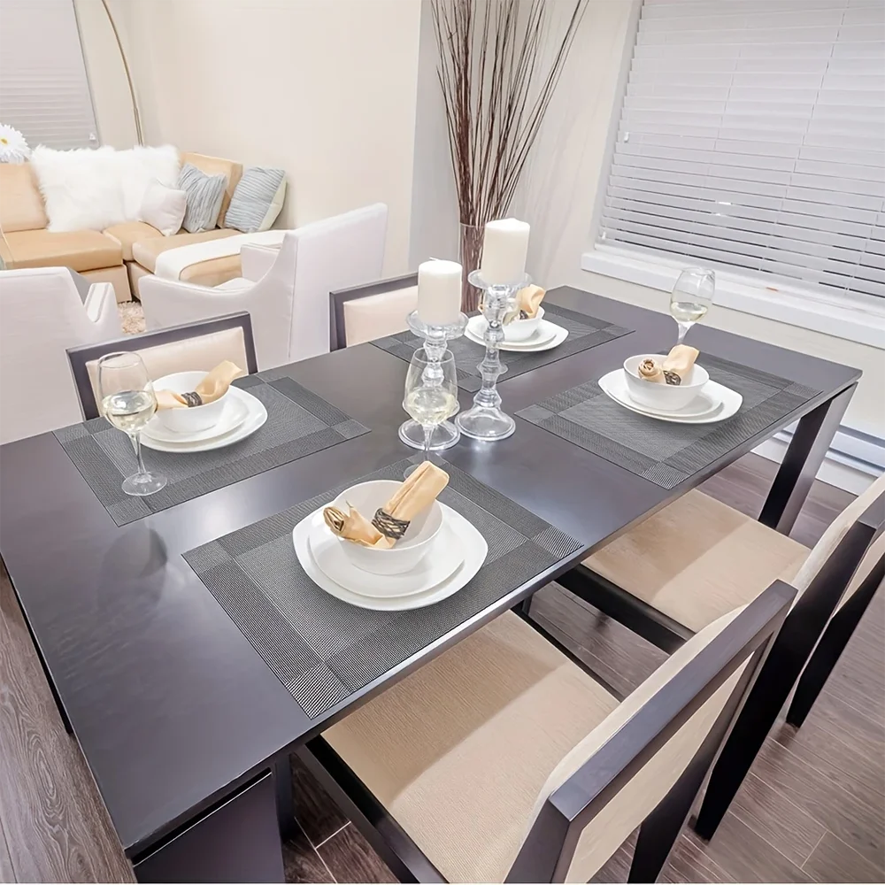 PlaciMat | Heat-Resistant PVC Placemats | Washable & Non-Slip Table Mats 2
