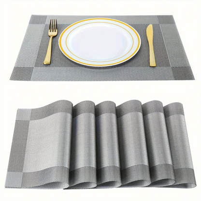 PlaciMat | Heat-Resistant PVC Placemats | Washable & Non-Slip Table Mats 6