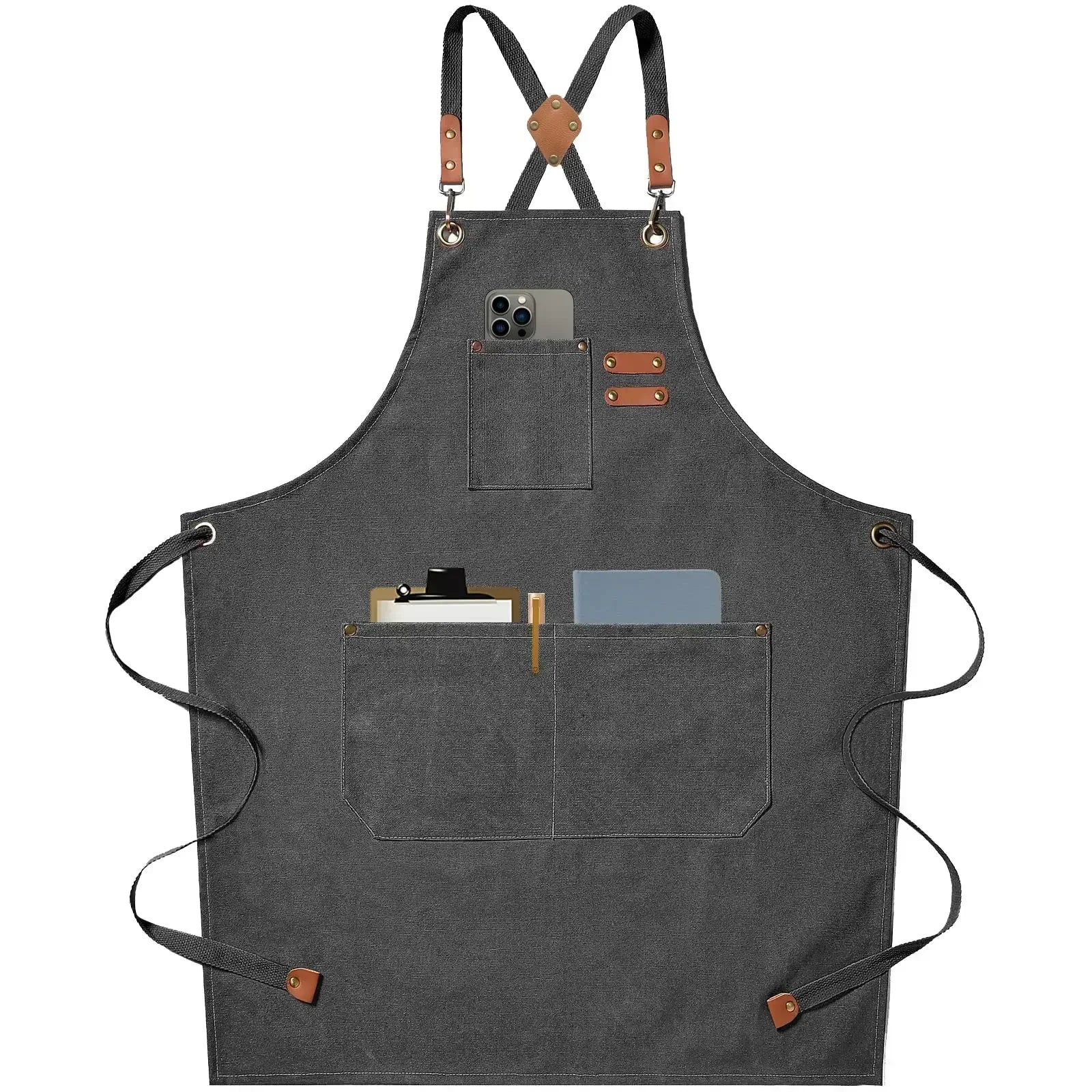 ProWear | Canvas Kitchen Apron | Unisex Chef & Workwear 1
