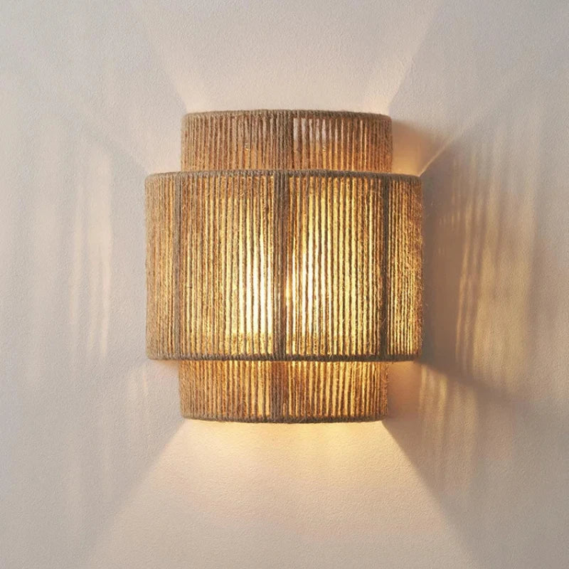RattanGlow | Handwoven Rattan Wall Lamp 1