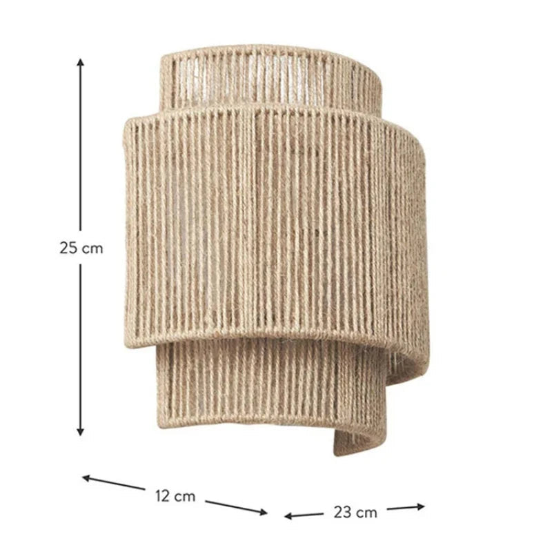 RattanGlow | Handwoven Rattan Wall Lamp 4