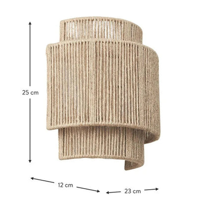 RattanGlow | Handwoven Rattan Wall Lamp 4