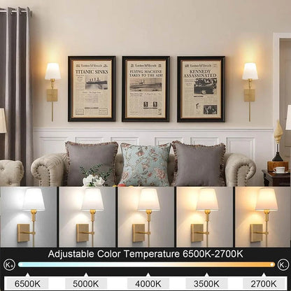 Rechargeable Wireless Wall Light (2 Pack) 8