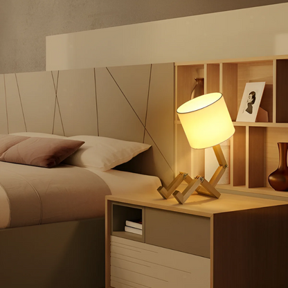 Rilna Table Lamp | Flexible Wooden Design Light 1