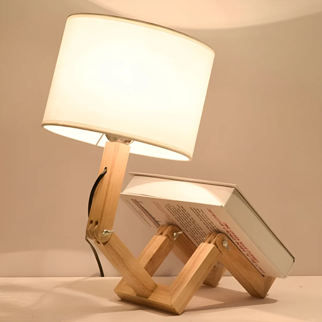 Rilna Table Lamp | Flexible Wooden Design Light 2