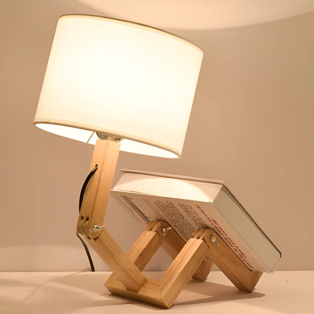 Rilna Table Lamp | Flexible Wooden Design Light 4