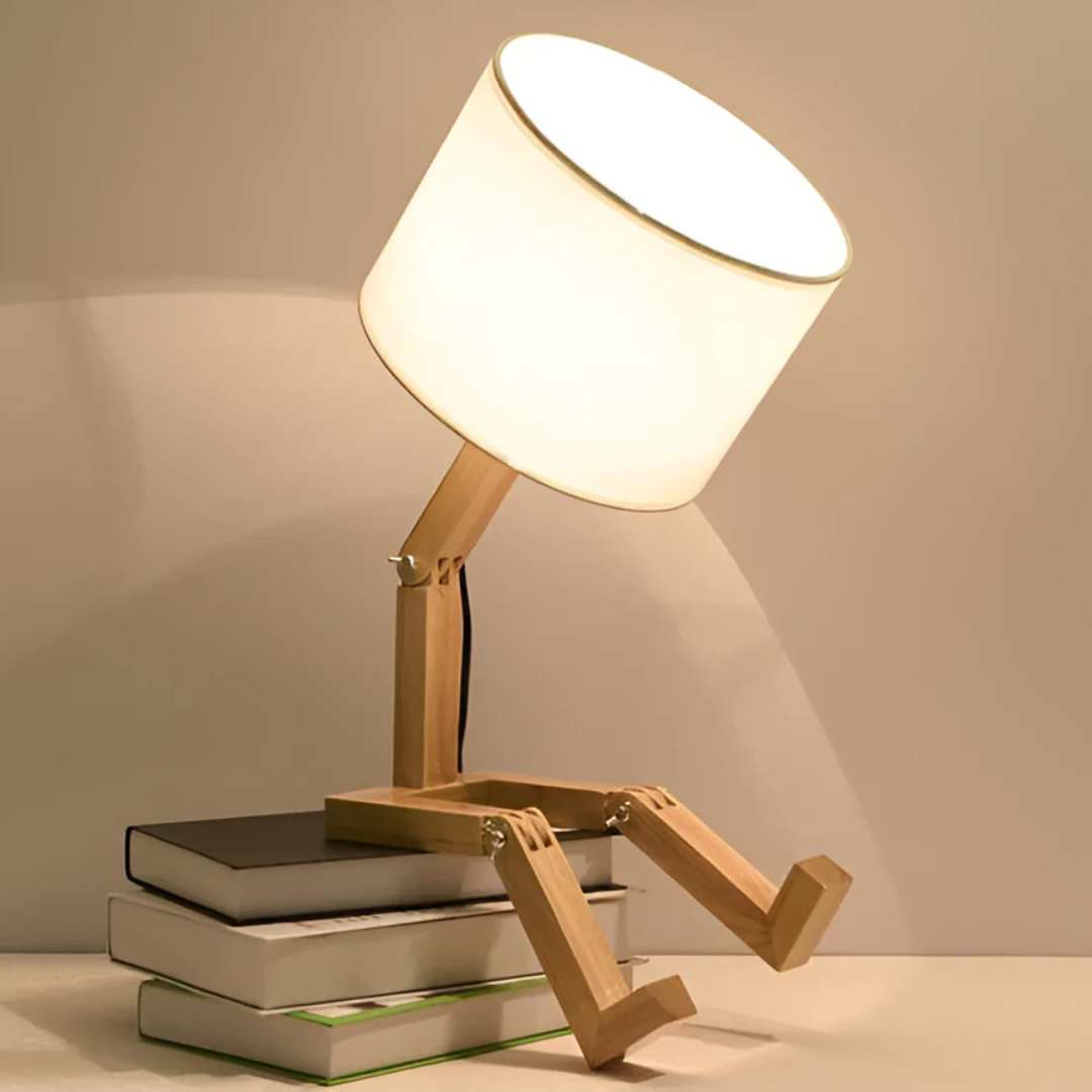 Rilna Table Lamp | Flexible Wooden Design Light 5
