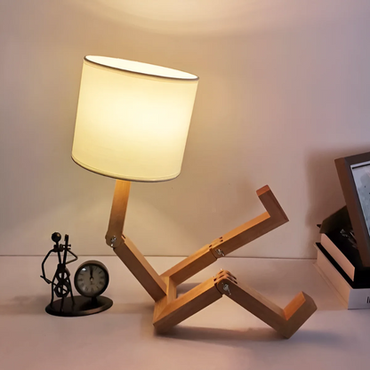 Rilna Table Lamp | Flexible Wooden Design Light 6