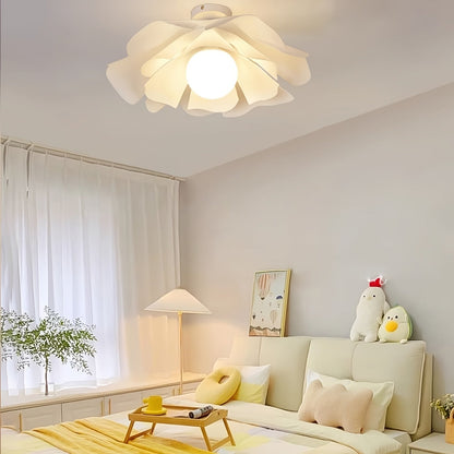 Rose Petal Ceiling Light | Modern Semi-Flush Flower Design 1