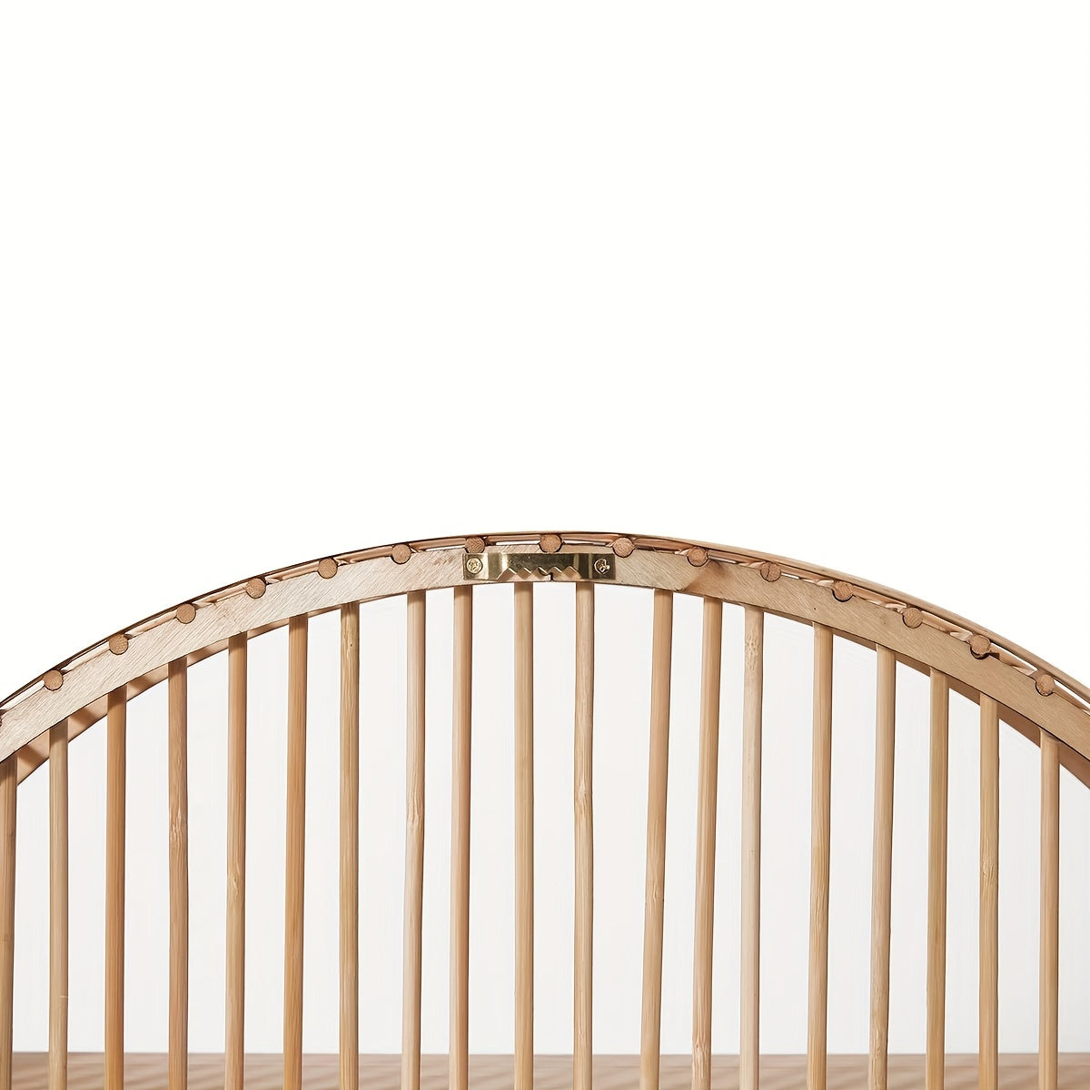 Round Bamboo Wall Shelf | Handmade Boho Floating Organizer 5