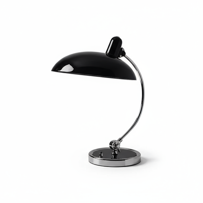 ScandiArc Table Lamp | Bauhaus-Inspired Curved Metal Design 0